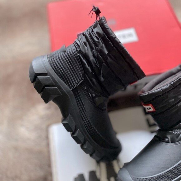 Hunter Intrepid Insulated Camo Short Snow Boots - Picture 3 of 13